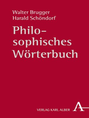 cover image of Philosophisches Wörterbuch